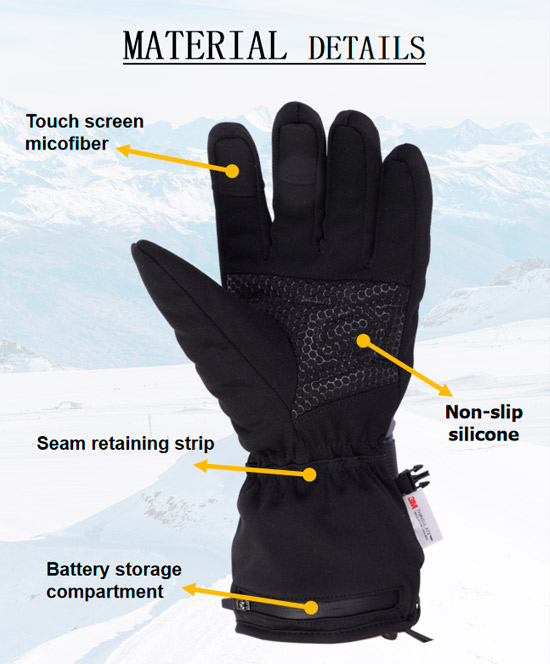 Battery Powered Heated Gloves