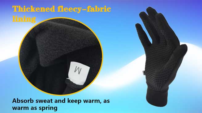 female heated gloves 